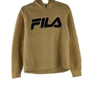 FILA Cropped Teddy Hoodie Women S